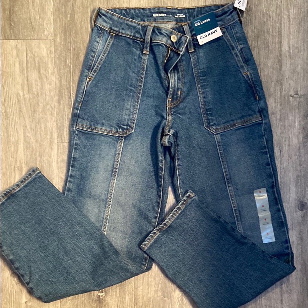 Old Navy Women's OG Loose high-rise jeans size 4